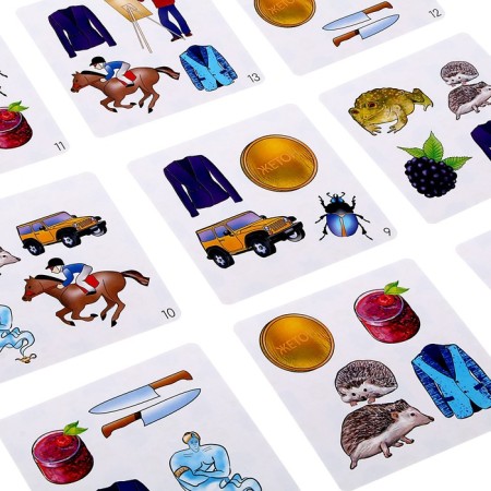 Set of cards "Logo-random. Sound w "-3