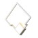 Wall lamp Mantra Boutique, Led, 1150lm, 3000k, 260x75x260 mm, white color