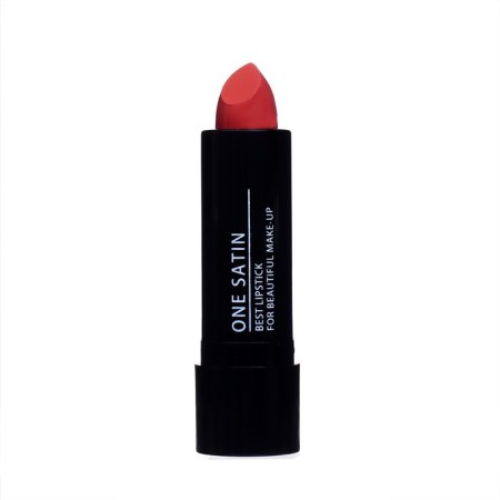 Lipstick Jeanmishel Satin Cream Texture tone 17 coral-beige, 14 g-3