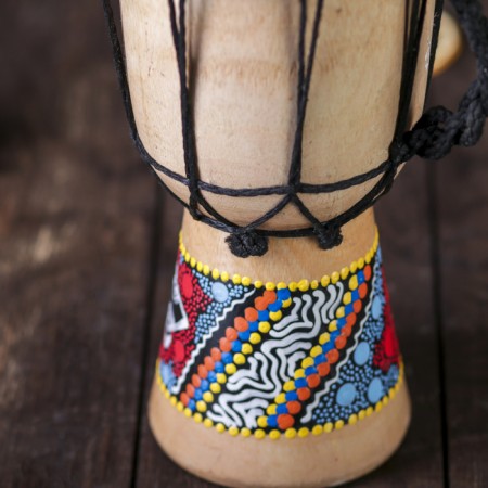 Souvenir musical instrument "Drum Dzhembe" 20 cm mix-3