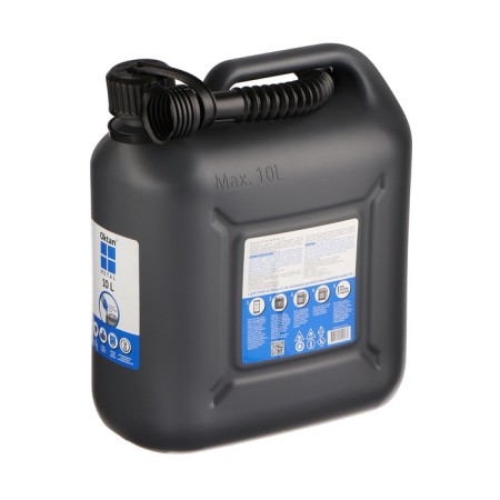 Канистра ГСМ Oktan METAL, 10 л, пластиковая, серая-4