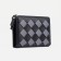 Women's wallet on a magnet, black color
