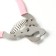Claw-sequel with a rubberized handle, a hole of 11 mm, pink