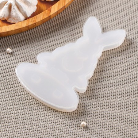 Silicone Mold "Hare Designer", 12 × 8 cm, the color is transparent-3