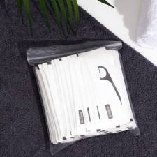 Tooth thread in a plastic holder, individual packaging, set of 50 pcs.