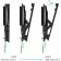 Black Black 17 "-43" Max. 36.5kg, wall tilt