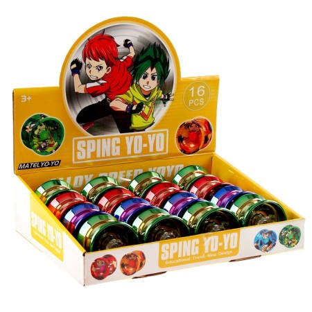 Yo-yo "shine" metal, mix colors-6