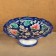 Candy of Rishtan ceramics "Flowers", 16 cm, blue