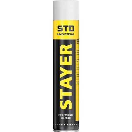 Stayer foam Black Max, mounting, adapter, all -season, 750 ml
