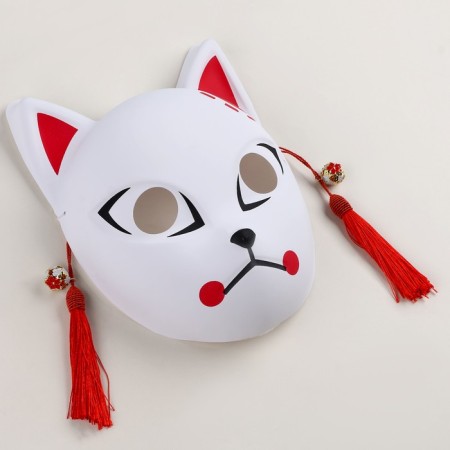 Carnival mask "Fox Anime"-1