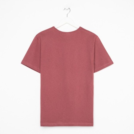 Print T -shirt with print, coffee color, size 44-6