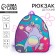 Baby backpack for a girl "Unicorn at a party", 23x20.5 cm, lightning department