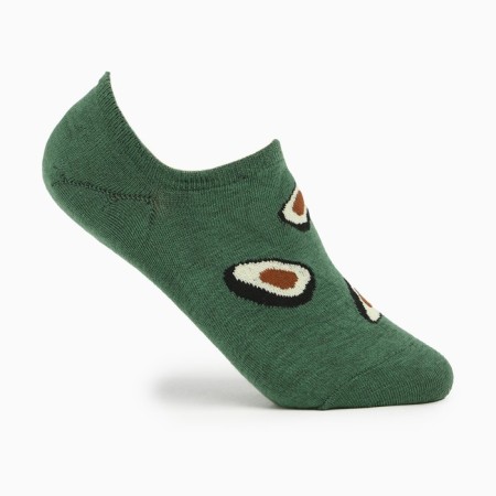 Women's socks, green color, size 23-25