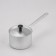 Aluminum bucket, 500 ml, metal handle, metal cover