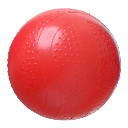 The ball is textured, diameter 7.5 cm, color mix-3
