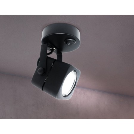 Ambrella Light swing overlaid with the GU10/LED Max 10 W, 60x60x130 mm switch, Black color is black-6