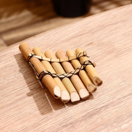 Souvenir musical instrument "Flute Pan" 1.5x15x8.5 cm mix-3