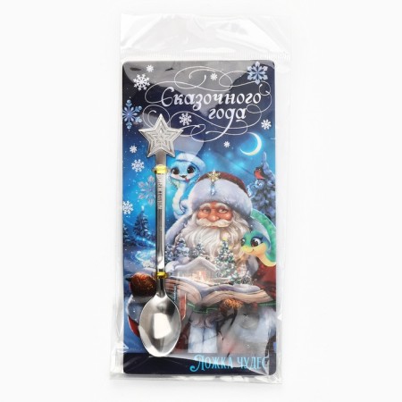 Spoon with a molding handle "Fairytale", 13 x 2.5 cm-6