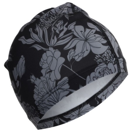 Шапочка для плавания взрослая ONLYTOP Flowers, тканевая, обхват 54-60 см-2