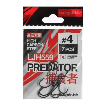 Hooks Lucky John, series LJH, No. 04, 7 pcs.