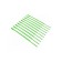 Pegs, h = 40 cm, set 10 pcs., Green, Greengo