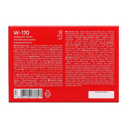 Erichkrause W-170, 2.0 mm boards, alcohol-based ink, black-7