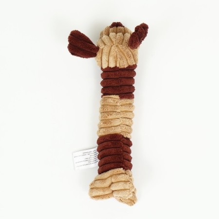 Textile toy "dog", 24 x 8 cm, brown-1