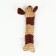 Textile toy "dog", 24 x 8 cm, brown