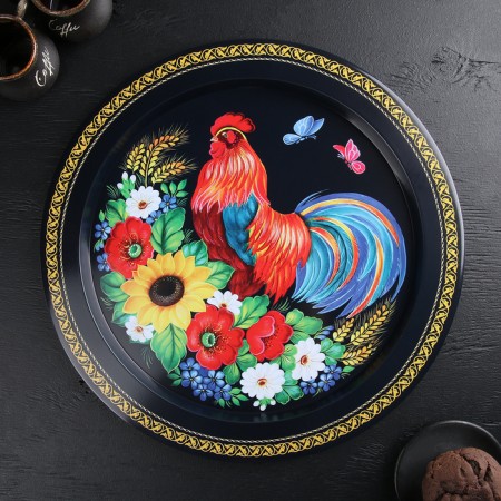Mix tray, d = 38 cm, color and pattern mix-9