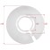 Universal Opiper for pipes F16-22mm "Ideal", 001 white