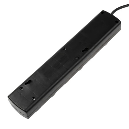 Luazon Lighting network filter, 5 outlets, 1.5 m, 3500 W, 3x1 mm2, 16 A, 220 V, with a fuse, black-6