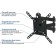 Kromax DIX-14 Black 15 "-42" Max.20kg, wall-moving rotary, moved 10047