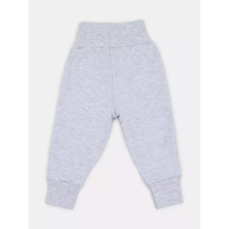Children's pants on a wide Rant Base elastic band, height 74 cm, color light gray melange-2
