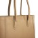 Zipper bag with lightning, beige color