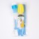 A set of brushes for caring for children's bottles, 6 items, color mix