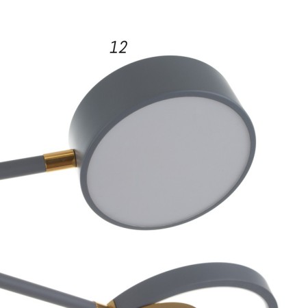 Causteen with PDU 2301/8GR LED 160W 3000-6000k gray 93x93x8 cm Bayerlux-7