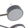 Causteen with PDU 2301/8GR LED 160W 3000-6000k gray 93x93x8 cm Bayerlux