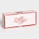 New Year. Box for 3 sweets, "Happy New Year!", 13x5x3.3 cm, confectionery packaging