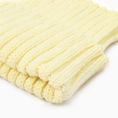 Kit for children (hat, snood), yellow color, size 54-56-2
