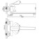 Bath mixer D&K DA1433312, with long spill, green/chromium