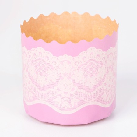 Paper form for cupcake, muffins and kulich "lace" 70x60mm, (packing 2000 pcs)-2
