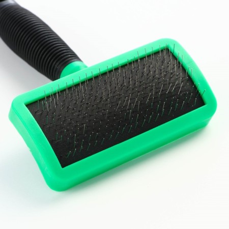 Puchoderma without drops, rubberized handle, 10 x 16 cm, green-hourly-2