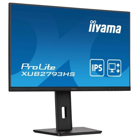 Monitor IIYAMA 27 "Prolite Xub2793HS-B6 Black IPS LED 16: 9 HDMI M/M Matte Has PIV 250CD 1079903-3