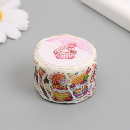 Stick Paper "Sweets - Joy" 1.2 - 2.5 cm 100 pcs in a roll 11x8 cm-2
