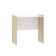 Written Simlin table, 800x400x770, White/Dub Sonoma
