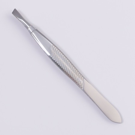 Pinzet beast, narrow, 9 cm, silver color-3