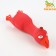Fresh toy for dogs from latex "Rooster", 18 cm, red