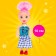 Baby doll "Eva" with accessories, mix