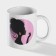 Homeleon mug Ceramic share "many worries", 350 ml, white color