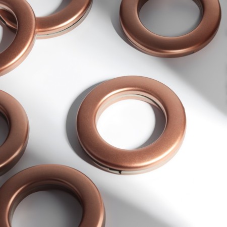 Curtains, D = 3.4/5.5 cm, 10 pcs, Copper color